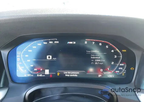 2022 BMW M3 Competition xDrive z USA, uszkodzony, nr VIN WBS43AY07NFN16159